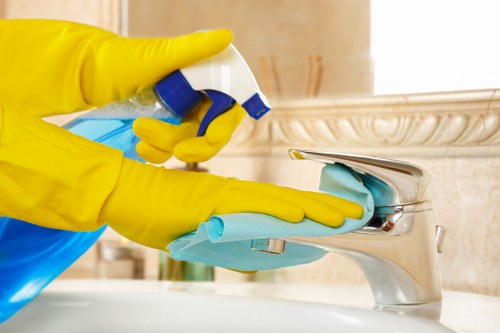 Deep cleaning a lived-in sofa in a Shoreditch residential property