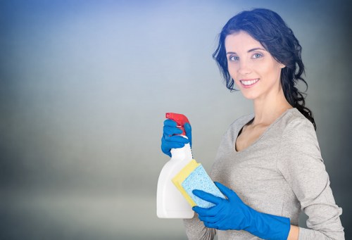 Modern carpet cleaning equipment used in a Shoreditch interior